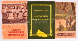 Kárpátaljai Tétel: Boniszlavszky Tibor: (Magyar) Zenei élet Kárpátalján.  1993., Po Zakarpatijo, Slivae Zakaroatszkij Na - Non Classificati