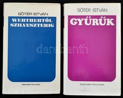 Sőtér István 2 Db Könyve: Gyűrűk, Werthertől Szilvesztergi. Bp., 1976-1980, Szépirodalmi. + A Tanú Folyóirat 2. Száma - Ohne Zuordnung