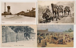 ** * 4 Db RÉGI Afrikai Városképes Lap / 4 Pre-1945 African Town-view Postcards - Zonder Classificatie