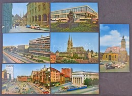 Képeslapalbum 13 Db Modern Zágrábi Nagy Méretű Lappal / Postcard Album With 13 Modern Big Sized Postcards Of Zagreb - Unclassified
