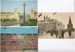 ** * 40 Db MODERN Szovjet Városképes Lap / 40 Modern Soviet Town-view Postcards - Unclassified