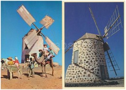 ** Szélmalmok, 22 Db Modern Külföldi Képeslap / Windmills, 22 Modern Foreign Postcards - Unclassified