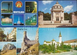 ** * 21 Db MODERN Csehszlovák Városképes Lap / 21 Modern Czechoslovakian Town-view Postcards - Unclassified