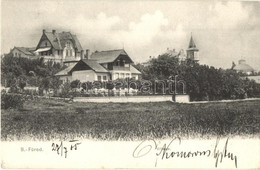 T2 1905 Balatonfüred, Villa Sor. Kiadja Balázsovich Gyula Fényképész - Non Classés