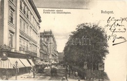 T2/T3 1904 Budapest V. Erzsébet Tér, Magyar Általános Kőszénbánya Részvénytársaság, Bútor Telep, üzletek. Divald Károly  - Ohne Zuordnung