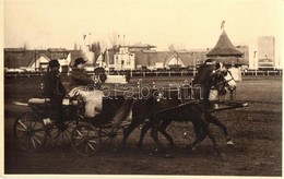 ** T1/T2 Budapest VII. Lóversenypálya, 55-ös Számú Fogathajtó Versenyző, Photo - Ohne Zuordnung