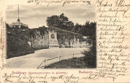 T2 Budapest XII. Svábhegy, Széchenyi-szobor és Gloriette, Emlékmű. Divald Károly Kiadása - Unclassified