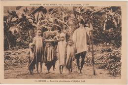 DAV :  BENIN :  Famille  Chrétienne D ' Idjébu  Odé  (  Mission  Lyon ) - Benin