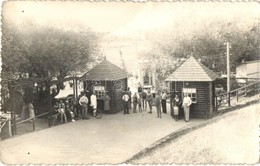 * T2/T3 1936 Szeged, Városi Partfürdő, Strand, Kerékpár, Emberek úszódresszben. Photo - Non Classés