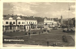 T2/T3 1940 Gyergyószentmiklós, Gheorgheni; Tér, Országzászló, Munka Biztosító, Bevonulás, 'Magyarország Feltámadott' és  - Unclassified