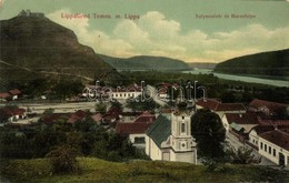 T2 1913 Lippafüred, Lippa, Lipova (Temes); Solymosi Vár és Maros Folyó, Templom / Mures River, Soimos Castle Ruins, Chur - Unclassified