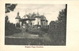 ** T2/T3 Magyarzsombor, Zimbor; Zsombory Kastély / Castle (EK) - Unclassified
