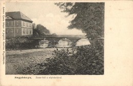 ** T2/T3 Nagybánya, Baia Mare; Zazar Híd Az Iskolával. Kiadja Kovács Gyula / Sasar River Bridge With School (EK) - Unclassified