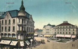 T2 Nagyvárad, Oradea; Bémer Tér, Duna Biztosító Társaság, Villamos, Fogorvos, Koch üzlete / Square, Tram, Insurance Comp - Ohne Zuordnung