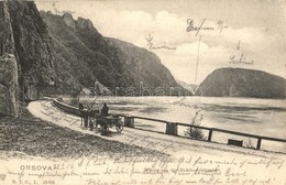 T2/T3 1906 Orsova, Széchenyi út, Vaskapu, Lovaskocsi / Road In Portile De Fier (EK) - Non Classificati