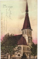 T3 Piski, Simeria; Református Templom / Calvinist Church (ázott Sarok / Wet Corner) - Ohne Zuordnung