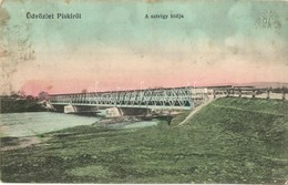 T2/T3 1915 Piski, Simeria; A Sztrigy Hídja / Bridge Across River Strei (EK) - Unclassified