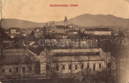 T3/T4 1908 Besztercebánya, Banská Bystrica; Látkép, Templomok, Vasúti Vonal. Groszmann Testvérek Kiadása 671. / General  - Unclassified