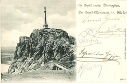 T2 1899 Dévény, Theben, Devín (Pozsony, Bratislava); Árpád Szobor / Monument - Unclassified