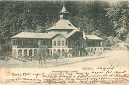 T2 1902 Kassa, Kosice; Csermelyvölgyi Kioszk. Kiadja László Béla / Kiosk, Restaurant - Zonder Classificatie