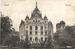 T2/T3 1917 Kassa, Kosice; Színház. Kiadja Özv. Bodnár Ferencné / Theater (EK) - Non Classés