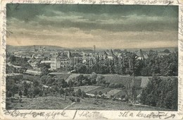 T2/T3 Késmárk, Kezmarok; Látkép A Zsinagógával. Kiadja Károlyi Rudolf / General View With The Synagogue (EK) - Unclassified