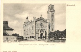 ** T1 Késmárk, Kezmarok; Evangélikus Templom. Kiadja Schmidt Edgar / Evangeliche Kirche / Lutheran Church - Unclassified