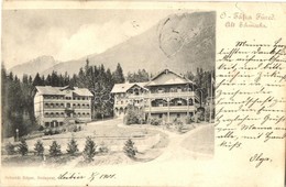 T3/T4 1901 Ótátrafüred, Altschmecks, Stary Smokovec (Tátra, Magas Tátra, Vysoké Tatry); Szálloda, Nyaraló. Kiadja Schmid - Unclassified