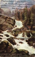 T2 Tátra, Nagytarpataki Felső Vízesés / Waterfall, Raphael Tuck & Sons Oilette No. 6088. - Unclassified
