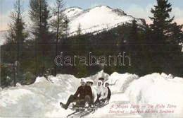 ** T1 Tátrafüred, Ótátrafüred, Altschmecks, Stary Smokovec (Tátra, Tatry); Öt-fős Irányítható Bobsleigh Indulás A Tarajk - Non Classificati