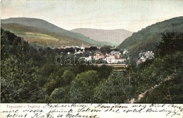 T2/T3 1906 Trencsénteplic, Trencianske Teplice; Látkép, Nyaralók / General View, Villas (EK) - Unclassified