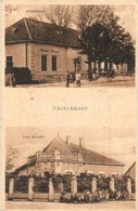 T2/T3 Vágfarkasd, Forcas, Vlkad Nad Váhom, Vlcany; Községháza, Lun Kastély / Town Hall, Castle (fl) - Unclassified