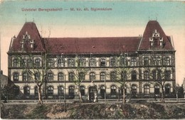 ** T2/T3 Beregszász, Berehove; M. Kir. állami Gimnázium. W. L. Bp. 6052. / High School (EK) - Ohne Zuordnung