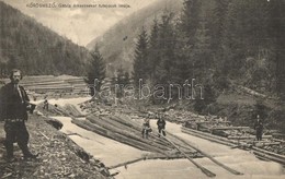 T2 Kőrösmező, Yasinia, Jassinja; Tutajosok Imája Gátvíz érkezésekor / Starting A Raft, Raftsman's Prayer, Dam - Zonder Classificatie