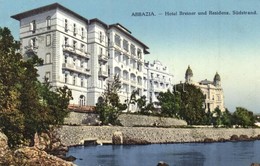 T2/T3 Abbazia, Südstrand, Hotel Breiner (kopott Sarkak / Worn Corners) - Non Classés