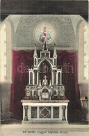 ** T2/T3 Eszék, Essegg, Osijek; Magyar Kápolna Oltára. Frank Béla Kiadása / Hungarian Chapel Interior, Altar (EK) - Non Classés