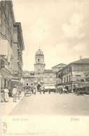 ** T1 Fiume, Rijeka; Torre Civica / Clock Tower, Shop Of M. Weiss - Ohne Zuordnung