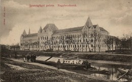 T2 Nagybecskerek, Veliki Beckerek; Igazságügyi Palota, Uszály / Palace Of Justice, Barge - Sin Clasificación