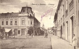 T2 Zimony, Zemun; Street, Shop Of Franz Baver - Zonder Classificatie