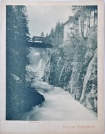 ** T2/T3 Bad Gastein, Wildbad, Schreckbrücke / Bridge, Giant Postcard, Würthle & Sohn (29,5 Cm X 23 Cm) (EK) - Zonder Classificatie