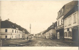 ** T1/T2 Deutschlandsberg, Deutsch-Landsberg; Hauptplatz, Einkauf Von Rohleder Und Jäger Leder / Main Square. Photo - Unclassified