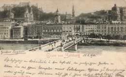 T3/T4 1900 Salzburg, Brücke / Bridge (fa) - Zonder Classificatie