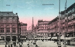 T2/T3 Vienna, Wien I. Kärntnerstrasse, Tram + 'K. U. K. Infanterieregiment Freiherr Von Hess Nr. 49. V. Ersatzkompagnie  - Ohne Zuordnung