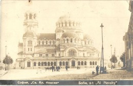 T2/T3 1924 Sofija, Sofia; Hram-pametnik 'Sveti Aleksandar Nevski' / Alexander Nevsky Cathedral. Photo (EK) - Sin Clasificación