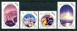 Vanuatu 1989 20th Anniversary Of First Manned Moon Landing Set MNH (SG 530-533) - Vanuatu (1980-...)