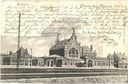 T2 1903 Opole, Oppeln; Bahnhof / Railway Station (EK) - Sin Clasificación