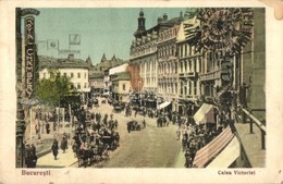 ** T2/T3 Bucharest, Bucuresti; Calea Victoriei / Street View With Royal Chambery Sampania, Remington And Shops  (fa) - Unclassified