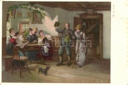 ** T2 Austrian Folklore In The Inn. No. 7172. Litho - Ohne Zuordnung