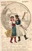 T2 1901 Csárdás, Danses Nationales - Hongrie / Hungarian Traditional Dance, Folklore, Litho - Sin Clasificación