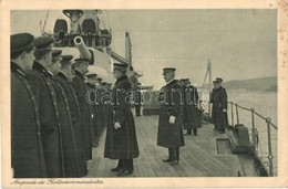 ** T2/T3 1916 Pola, Anton Haus Látogatása / Ansprache Des Flottenkommandanten. K.u.K. Kriegsmarine / Admiral Anton Haus  - Unclassified